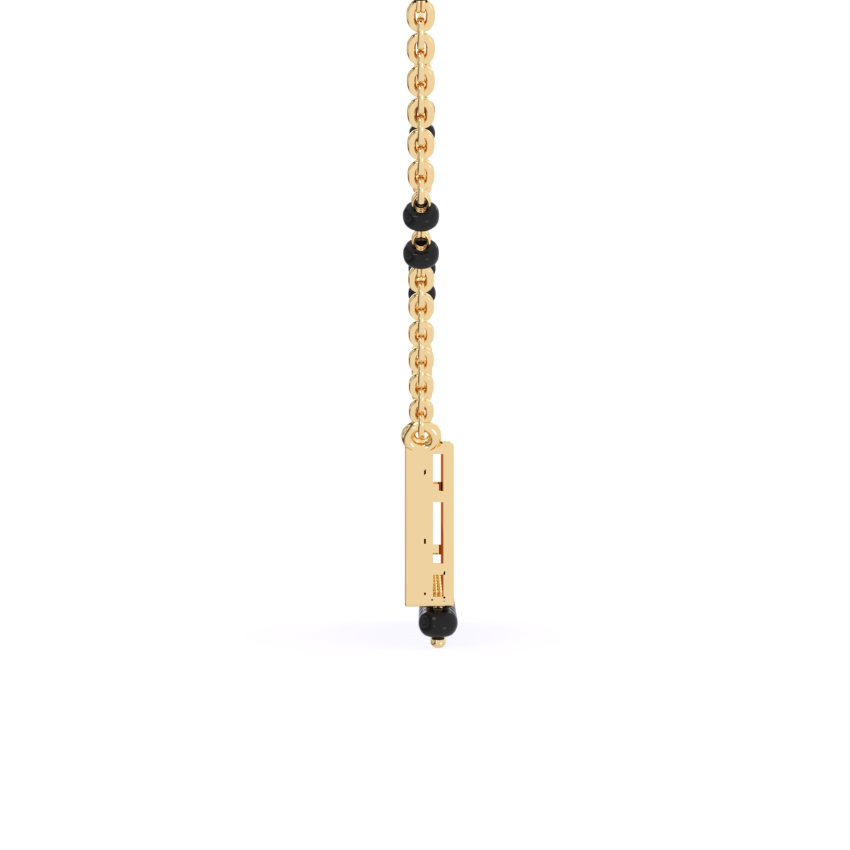 Stunning Round Cluster Diamond Mangalsutra